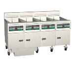 Pitco 4SE14RSSTC-S/FD-2203 (4) 50-lb Fryers & Filter Drawer, Solid State, 220/3V, Export