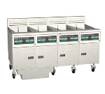 Pitco 4SE18RSSTC-S/FD-2403 (4)70-90-lb Fryers & Filter Drawer, Solid State, 22-kW each, 240/3