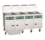 Pitco 4-SSH60SSTC-S/FD LP (4) 50-60-lb Fryers & Filter Drawer, Solid State, 320,000-BTU, LP