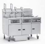 Pitco 5-SE14XD-S/FD-2403 (5) 50 lb Solstice Fryers & FilterDrawer, Digital, 14 Kw Each, 240/3