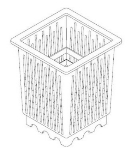Pitco P6071998 Individual Serving Basket ONLY, 4 x 4 in