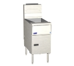 Pitco SG14-SS LP 40-50-lb Fryer, Computer Controls, All Stainless, 110,000-BTU, LP