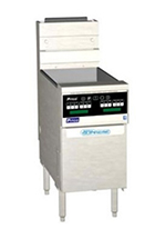 Pitco SSH55T-SSTC-S NG Gas Fryer - (2) 25-lb Vat, Floor Model, NG