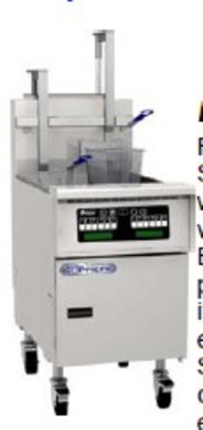 Pitco SSH75R-MC-S NG Gas Fryer - (1) 75-lb Vat, Floor Model, NG