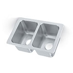 Product Reviews: Vollrath 102-1-1 2-Compartment Drop-In Sink w/ 3.5" Drain, Stainless