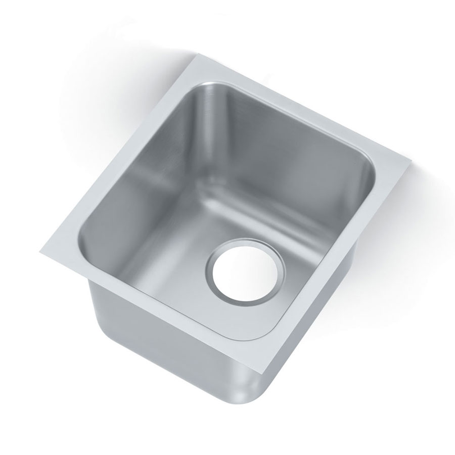 Vollrath 121011 1-Compartment Institutional Drop-In Sink w/ Square Corners