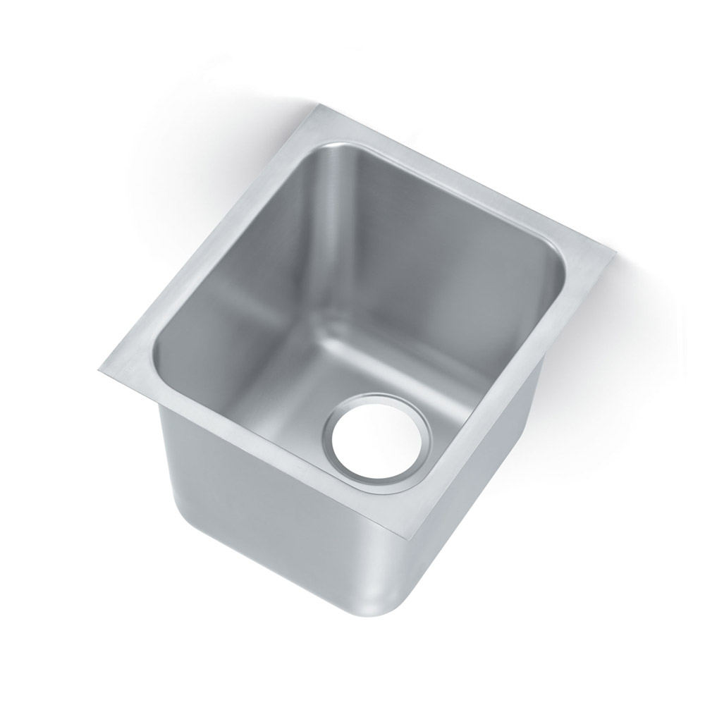 Vollrath 16141-1 Yukon Institutional Drop-In Sink, 1 Compartment, Square Corners