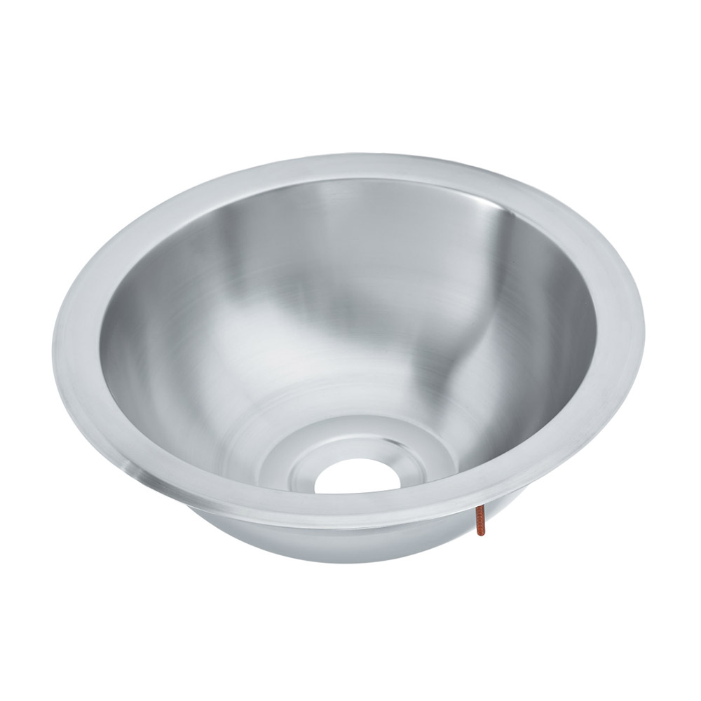 Vollrath 201250 12.93" Round Drop-In Stainless Sink, 4.5" Deep