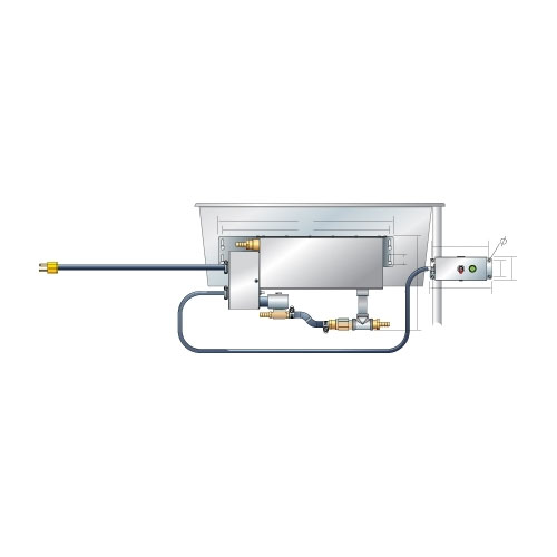 Vollrath 26806 Autofill, For Hot Well Drop-Ins, Manifold Drains, Supplies 14 Wells