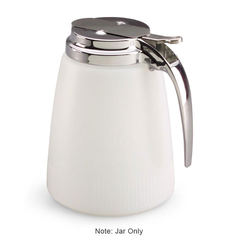Vollrath 2748J Dripcut Syrup Server Jar Only, 48-oz, Polyethylene