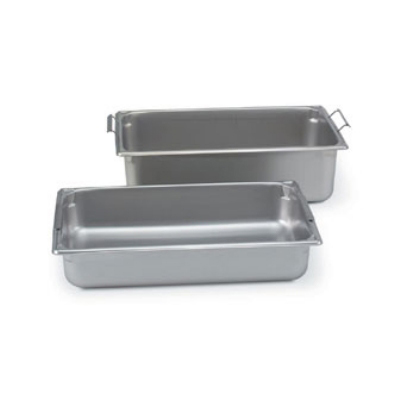 Vollrath 30026 Full Size Stainless Steam Pan, 2-1/2-in Deep, Anti Jamming