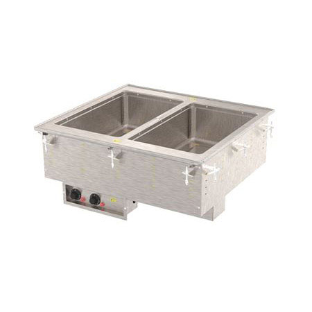Vollrath 36400 2 Well Modular Hot Drop-In, Infinite, Standard Drain, 625 W, 208 V