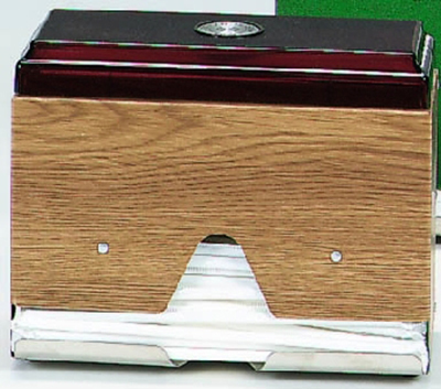 Vollrath 3815-12 Straw Dispenser, Holds-200, Walnut