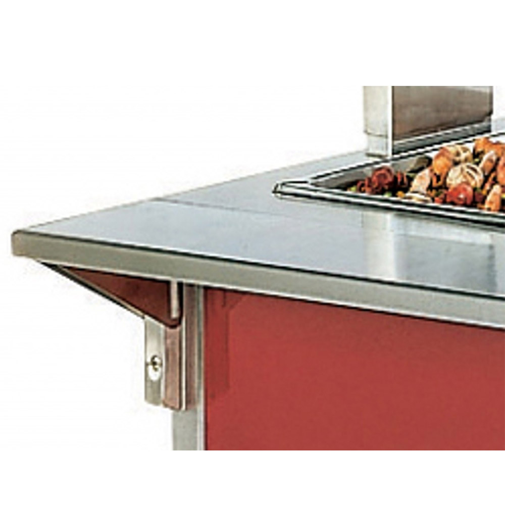 Vollrath 38994 Portable Plate Rest w Mounting Kit for Cashier Station, Stainless, 60 in