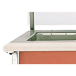 Vollrath 39846 46-in Affordable Portable Cutting Board, Fold-Down Mounting Brackets
