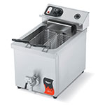 Vollrath 40709 15-lb Countertop Single Fry Pot Fryer w/ Twin Baskets, 220 V