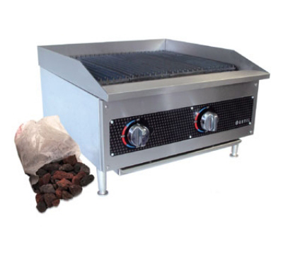 Vollrath 40837 Cayenne 48 in Charbroiler, Lava Rock, Covert Kit Included