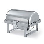 Vollrath 46350 Economy Chafer, Roll-Top, Rectangular, 9 Qt, Stainless, Retractable