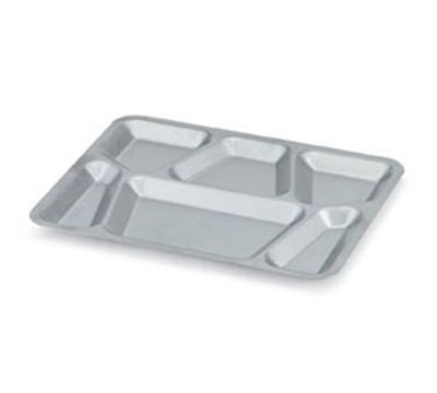 Vollrath 47252DZ Mess Tray, Six Compartment, Stainless Steel Finish