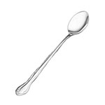 Vollrath 48154 Iced Tea Spoon, Thorn Hill, Heavy Weight, Matte Finish, Stainless Steel