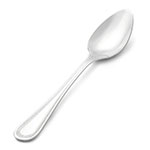 Vollrath 48223 Dessert Spoon, Brocade, Heavy Weight, Satin Finish, Stainless Steel