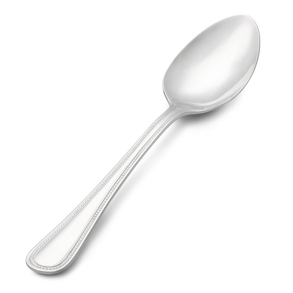 Vollrath 48228 Serving Spoon, Brocade, Heavy Weight, Satin Finish, Stainless Steel