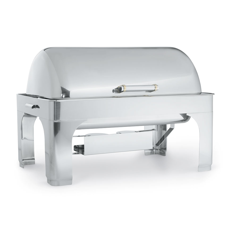 Vollrath 48755 New York New York Chafer, Silverplated, Rectangular, 9 qt