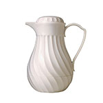Vollrath 52160 Hot-N-Cold Beverage Server, 42 oz, White