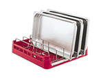 Vollrath 52669-RBLUE Open Rack, Open End w Channel, Full Size, Royal Blue
