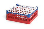 Vollrath 52755 7 20-Compartment Rack, 3X-Tall, 12.12-in H, Full Size, Royal Blue
