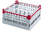 Vollrath 52782 7 36 Compartment Rack, 2X-Tall Plus, Full Size, Royal Blue