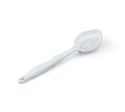 Vollrath 5292715 Nylon Spoodle, Oval, Perforated, White, 3 oz, Built-In Stopper