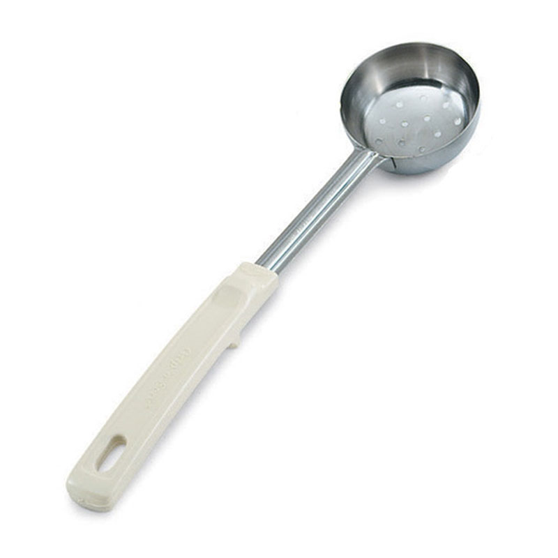 Vollrath 62165 3-oz Perforated Spoodle w/ Ivory Grip N Serve Plastic Handle