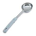 Vollrath 62170 Spoodle, 4 oz, Perforated, Gray Grip N Serve Handle, 12-11/16 in Long