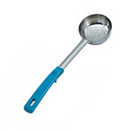 Vollrath 62175 Spoodle, 6 oz, Perforated, Teal Grin N Serve Handle, 12-15/16 in Long