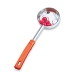 Vollrath 62182 Spoodle, 8 oz, Solid, Orange Grip N Serve Handle, 13-5/16 in Long