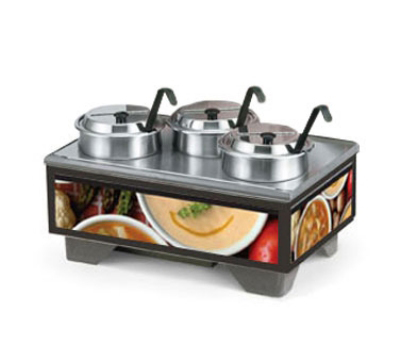Vollrath 720201007 Cayenne Soup Merchandiser Base & 4 qt Accessory pack, Variety Graphics