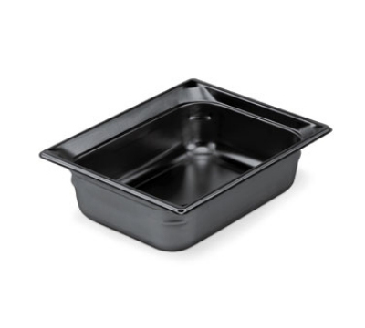 Vollrath 9028420 Super Pan III, Half Size Pan, 8 in Deep, High Temp Black Plastic, NSF