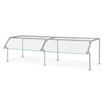 Vollrath CB98653 Contemporary Breath Guard, Single-Sided Buffet, 5-Well Drop-In Units