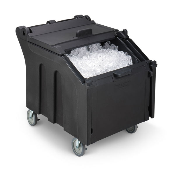 Vollrath ICE140-06 140-lb Ice Caddy, Lift Up, Slant Top, 30.31" H, Locking Brakes