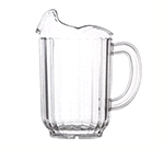 Vollrath 6010-13 60-oz Three-Lipped Pitcher - Clear Poly