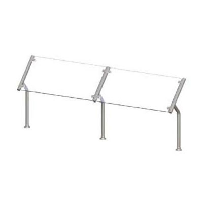 Vollrath N98636 Buffet 1-Sided Breath Guard, 6-Well Classic Unit, 3/8-in Glass
