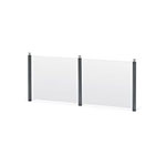 Vollrath PB89261 Traditional Breath Guard, Vertical, Use w 3 Well, & 3 Drop-in Units