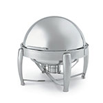 Vollrath T3605 6 1/2-qt Stainless D-Lux Round Chafer w/ Dripless Roll Top Cover