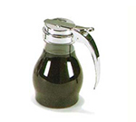 Vollrath 1214 Syrup Server Jar, 16-oz, Poly w/ Chrome Plate Top, Clear