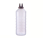 Vollrath 2232-13 Twin Tip Squeeze Bottle w/ Clear Bottle & Top, 32-oz