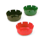 Vollrath 2340-06 Melamine Ash Tray, 4 x 1-3/4-in, Black