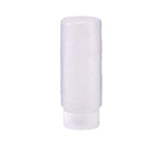 Vollrath 26120-13 Clear FlowCut Squeeze Dispenser w/ White Top, 12-oz