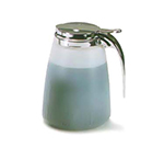 Vollrath 2748 Syrup Server w/ White Poly Jar & Chrome Top, 48-oz