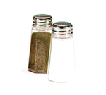 Vollrath 302 Salt & Pepper Shaker w/ Poly Panel Jar & Stainless Top, 2-oz,